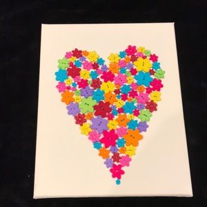 Brand new hand made wall ♥️ heart Decor